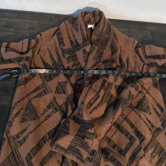 Revolve Amuse Society Vena Cardigan in Mocha Size Small - Picture 7 of 8